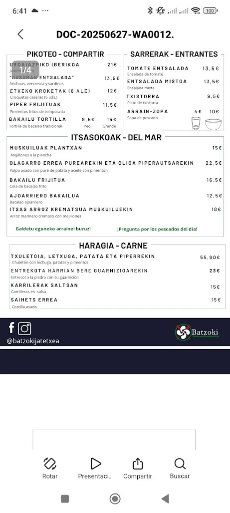 Menu_Restaurante Batzokia Jatetxea_Hondarribia_image_1