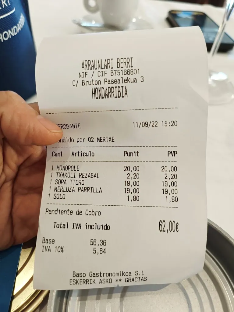 Thuy Vu_Restaurante Arraunlari Berri_Hondarribia_review