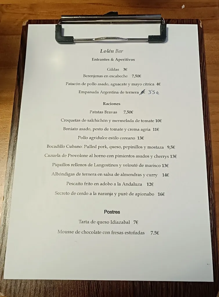 Menu_Lolén bar_Hondarribia_image_1