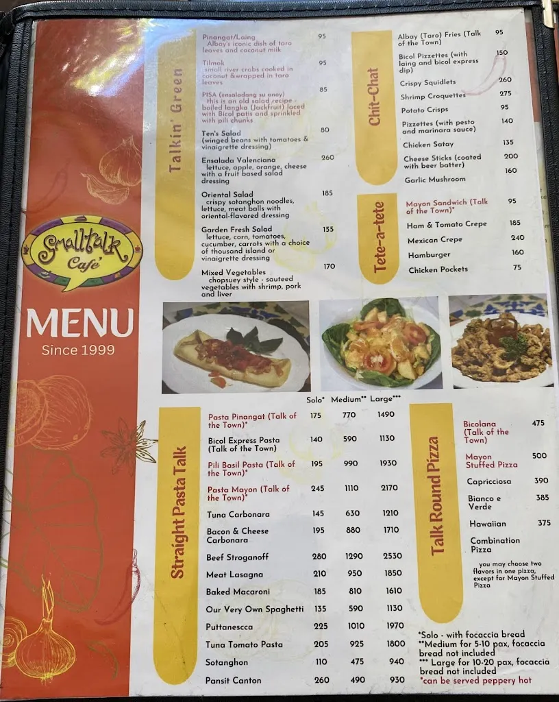 Menu_Small Talk Café_Legazpi_image_1