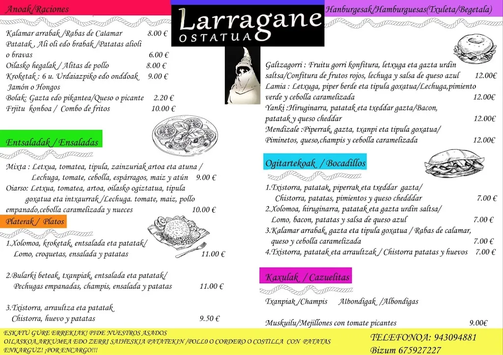 Menu_Larragane ostatua_Irun_image_1