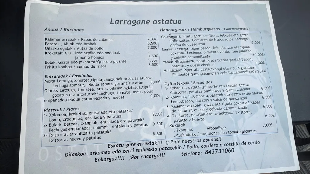 Menu_Larragane ostatua_Irun_image_2