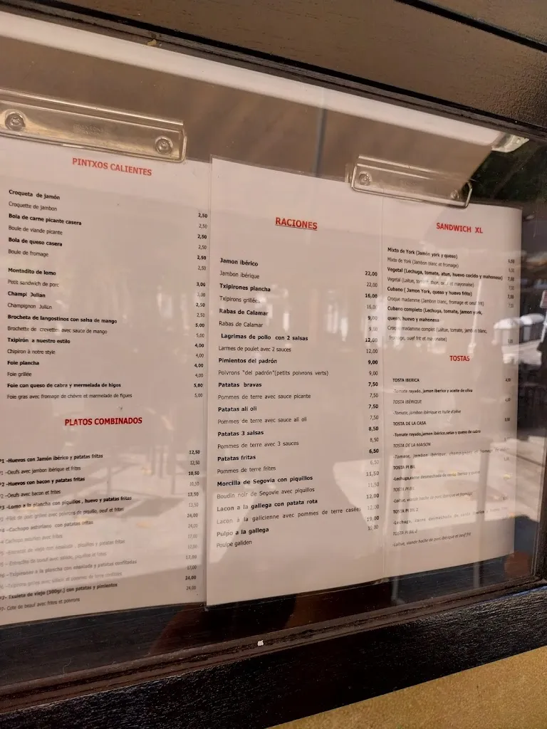 Menu_DON JABUGO - Jamón y Pintxos - IRUN_Irun_image_2