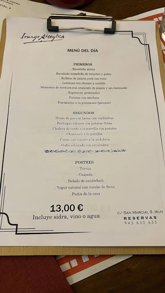 Menu_Irungo Atsegiña_Irun_image_4
