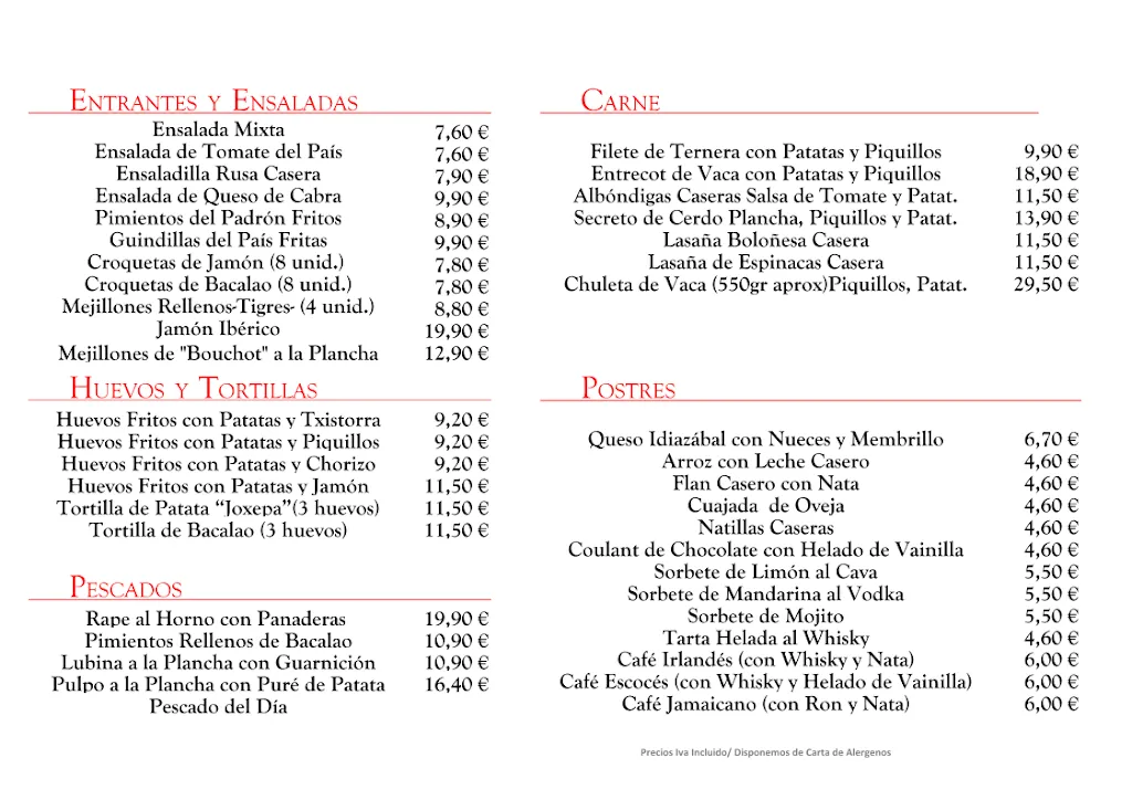 Menu_Restaurante Cantina San Marcial_Irun_image_1