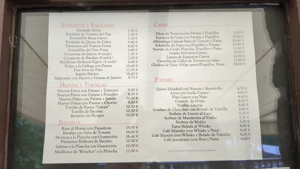 Menu_Restaurante Cantina San Marcial_Irun_image_4