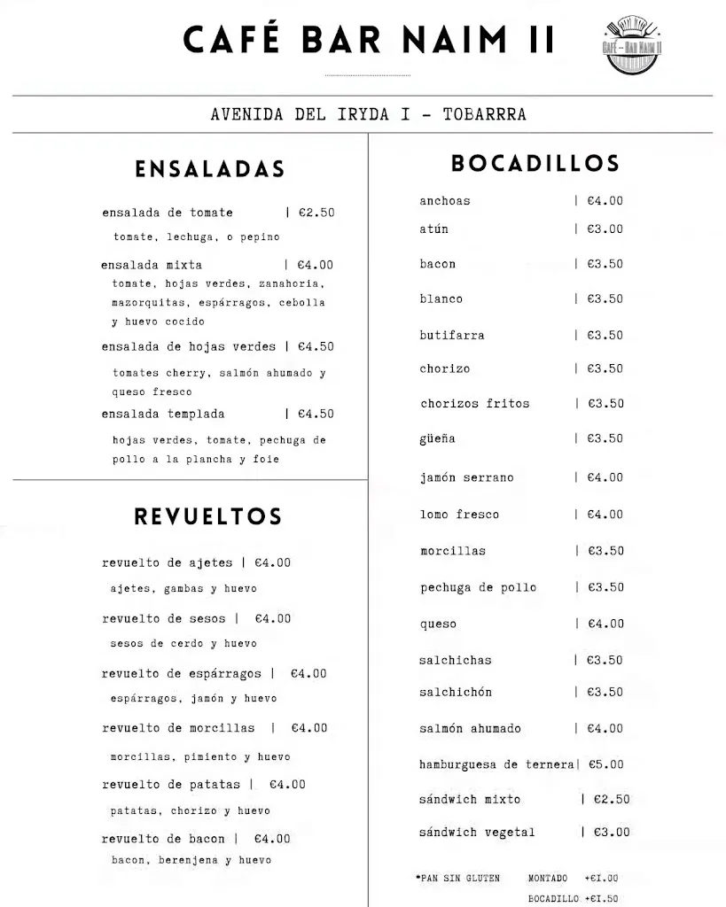 Menu_Cafe Bar Naim II_Tobarra_image_1