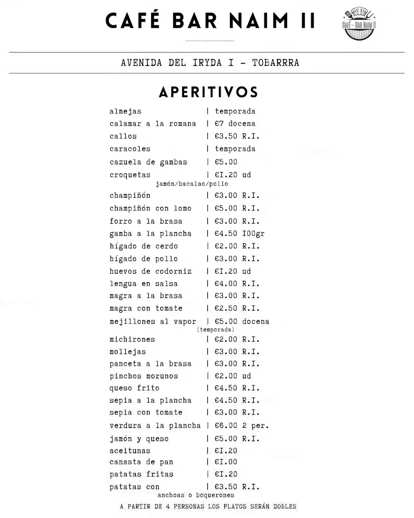 Menu_Cafe Bar Naim II_Tobarra_image_2