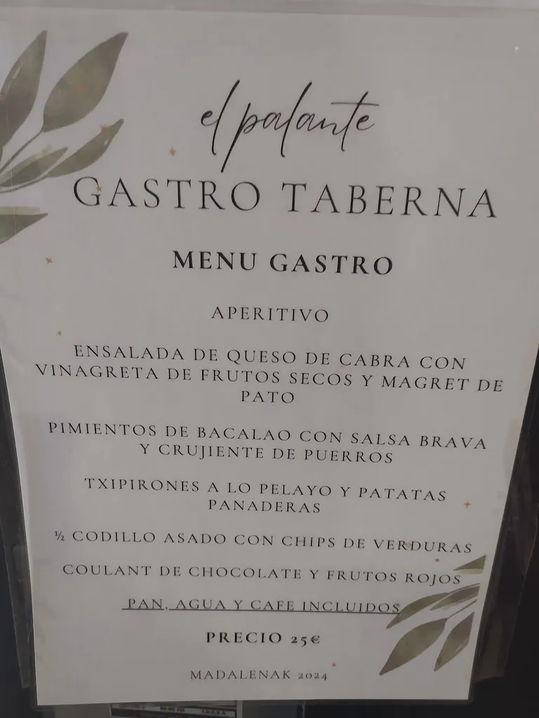 Menu_El Palante GastroTaberna_Errenteria_image_2