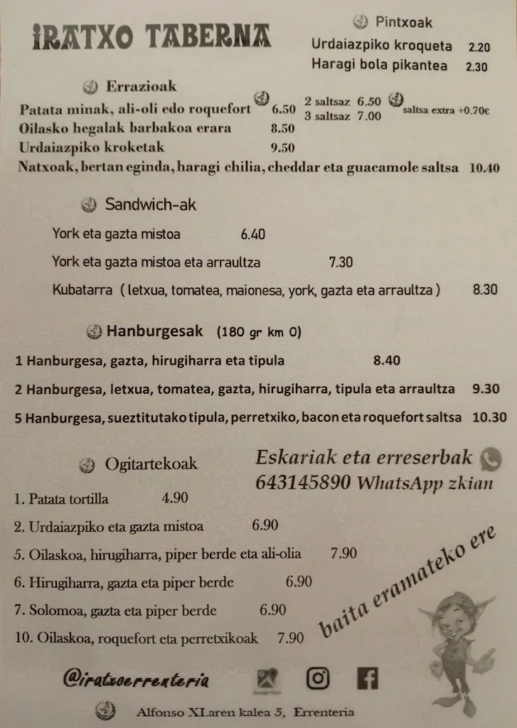Menu_Iratxo taberna_Errenteria_image_3
