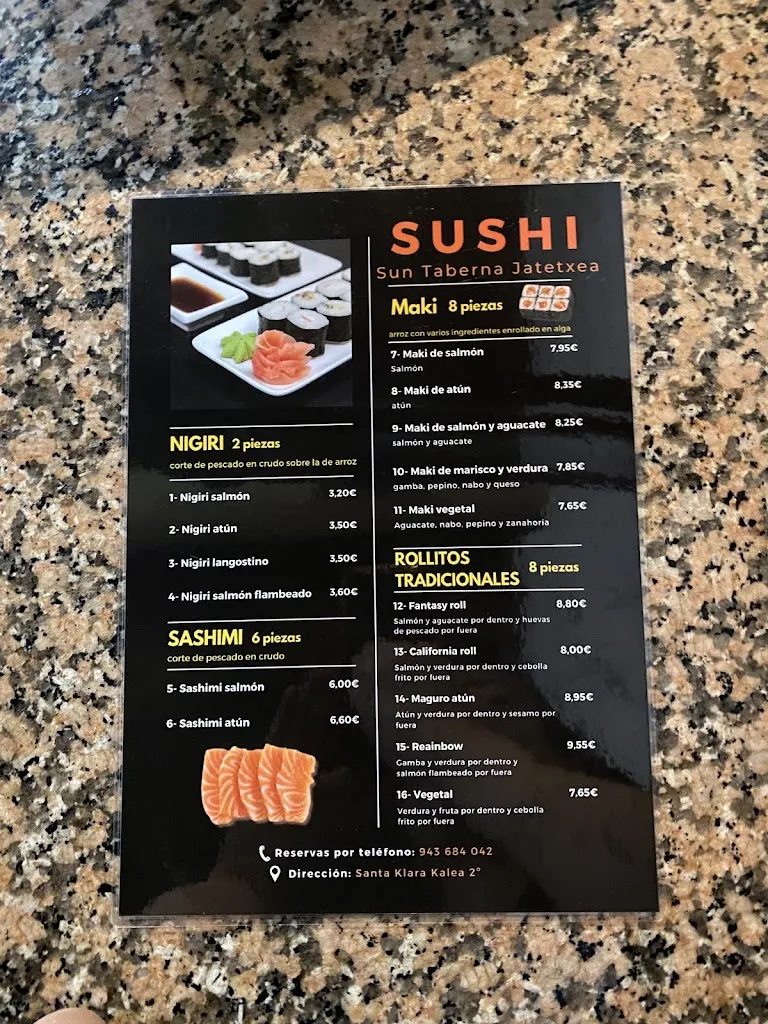 Menu_Sun Taberna Jatetxea_Errenteria_immagine_4