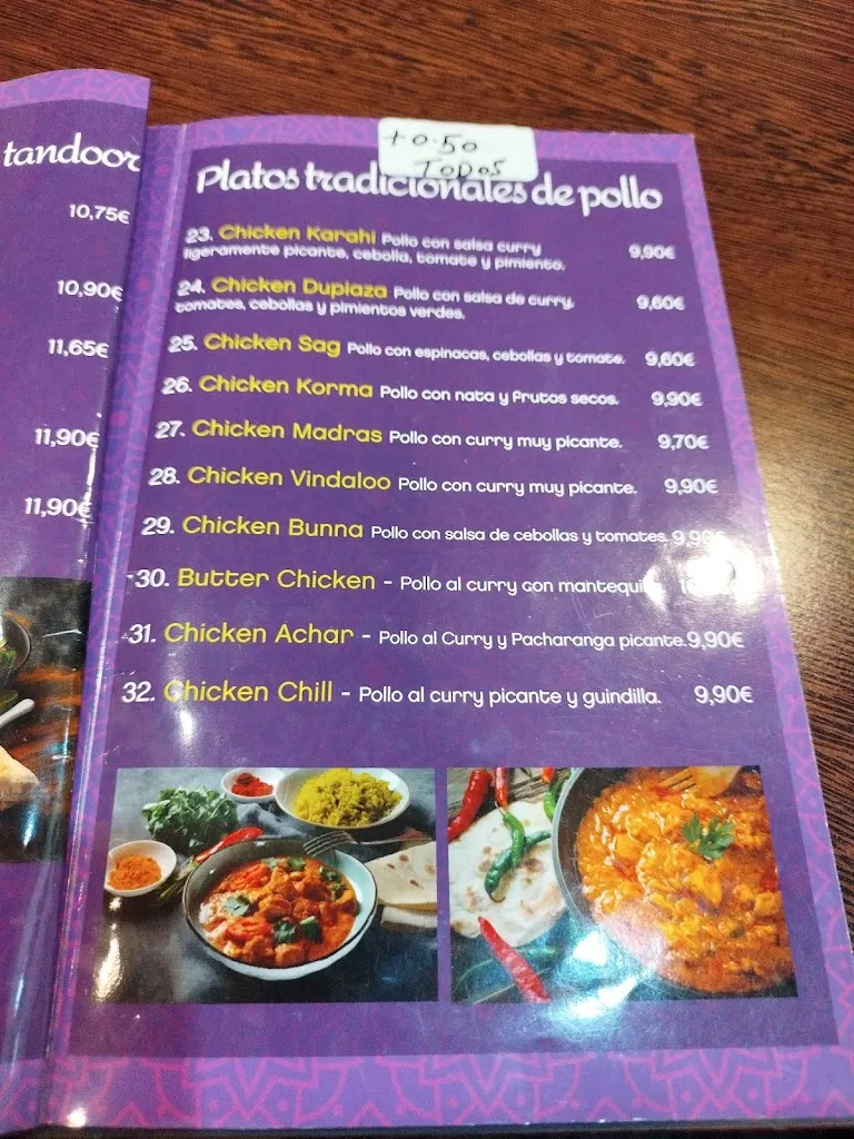 Menu_Indian food house_Errenteria_image_3