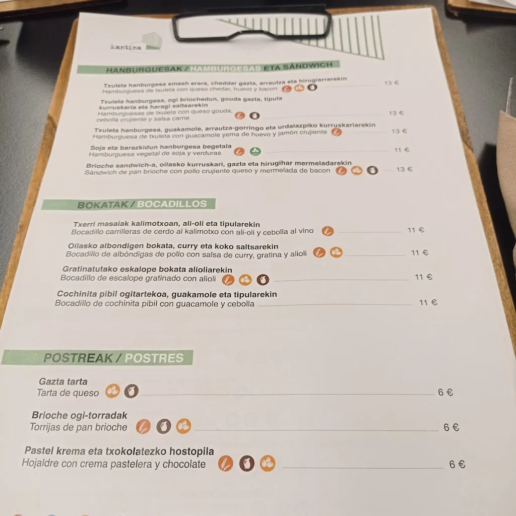 Menu_Kantina Lekuona_Errenteria_image_1