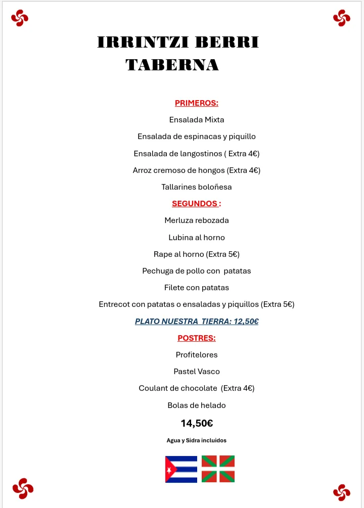 Menu_Irrintzi Berri Taberna_Errenteria_immagine_1