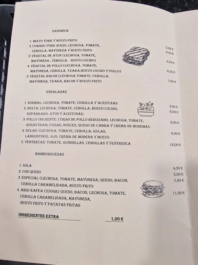 Menu_Argi Kafe_Errenteria_image_1
