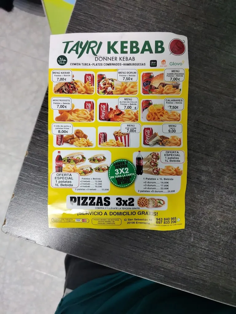 Menu_Kebab Tayri_Errenteria_image_4