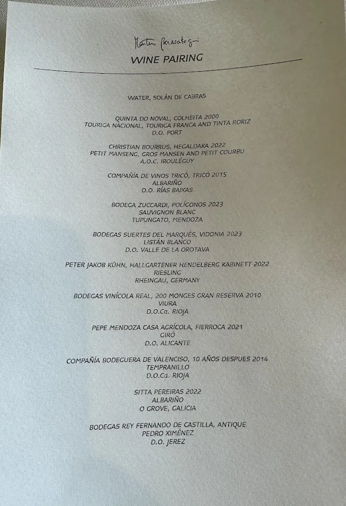 Menü_Martin Berasategui_Lasarte-Oria_Bild_2