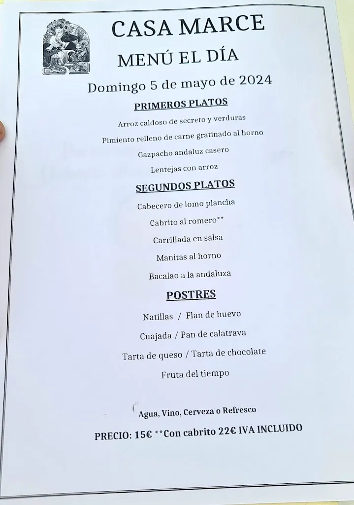 Menu_Restaurante Casa Marce_Yeste_image_1