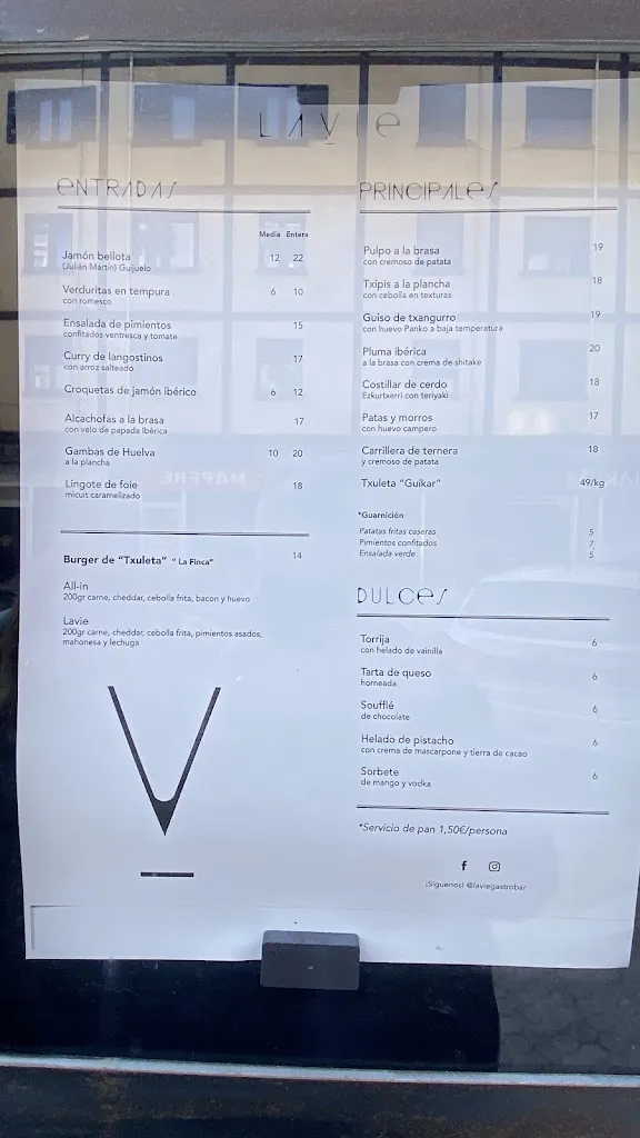 Menu_Lavie Gastrobar_Lasarte-Oria_image_1