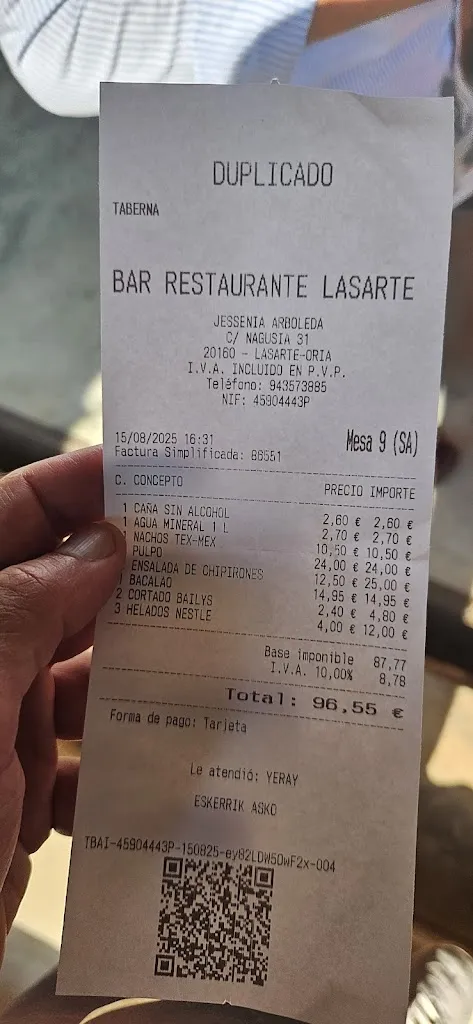 J. L._Bar Lasarte_Lasarte-Oria_review