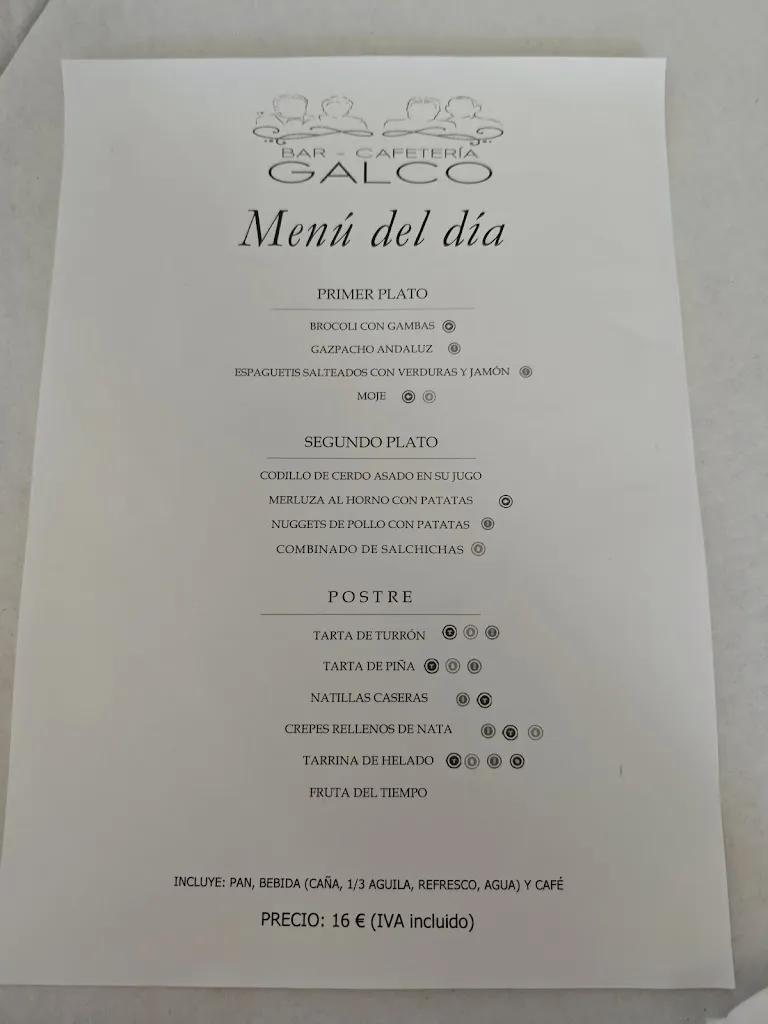 Menu_Bar Restaurante Galco_Yeste_image_1