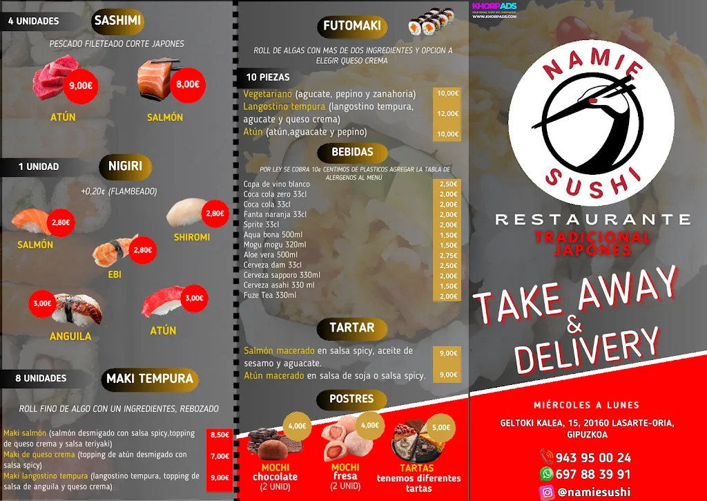 Menu_Namie Sushi_Lasarte-Oria_image_2