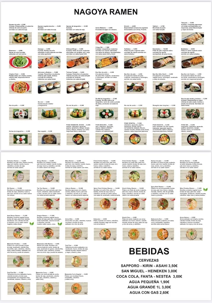 Menu_Nagoya Ramen_Lasarte-Oria_immagine_1