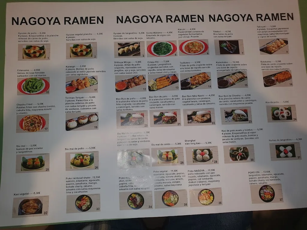Menu_Nagoya Ramen_Lasarte-Oria_immagine_4