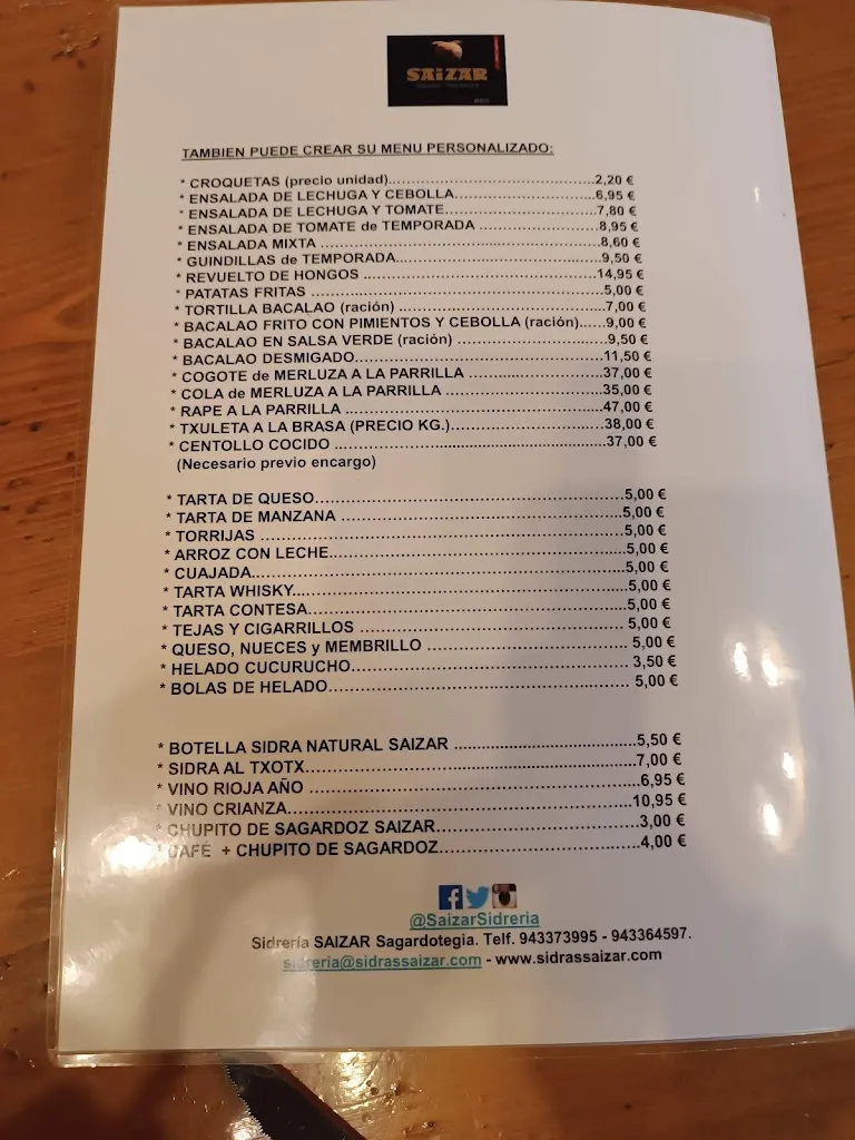 Menu_Saizar Sagardotegia_Lasarte-Oria_image_4