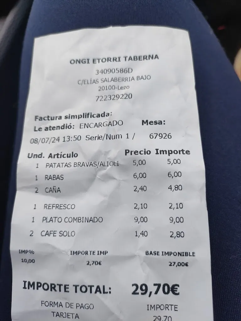 Anna Dorota Bazylewicz_Ongi Etorri Taberna Jatetxea_Lezo_review