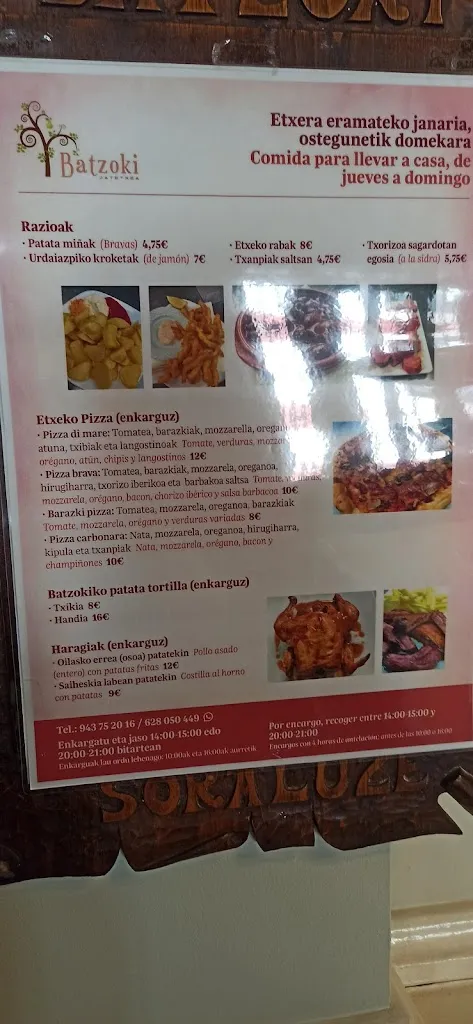 Menu_Soraluzeko Batzokia_Soraluze/Placencia de las Armas_image_1