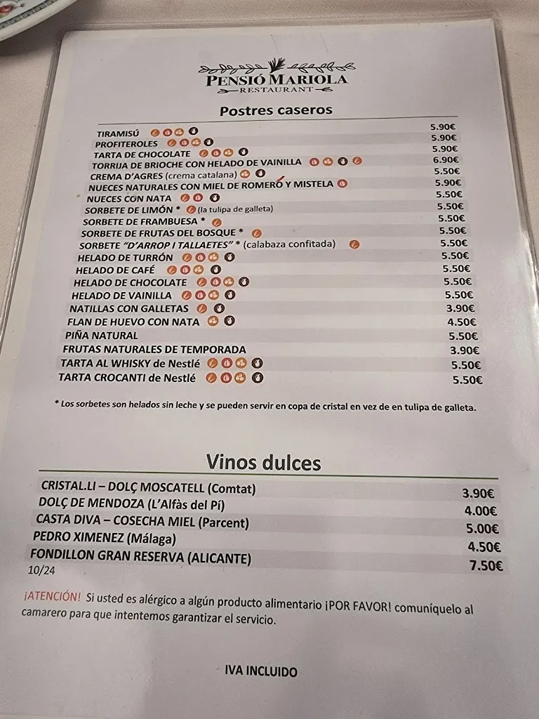 Menu_Restaurant Pensió Mariola_Agres_image_1