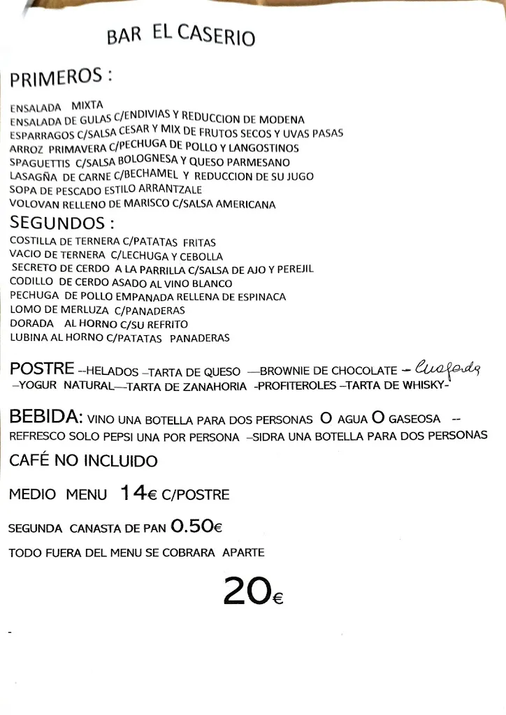 Menu_El Caserío Taberna Jatetxea_Pasaia_image_1
