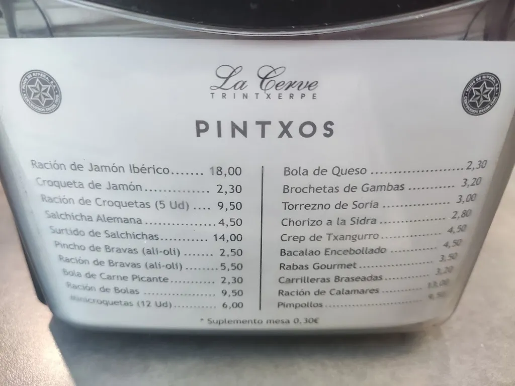 Menu_Bar restaurante La Cerve_Pasaia_image_2