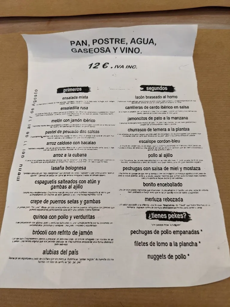 Menu_Bar restaurante La Cerve_Pasaia_image_4