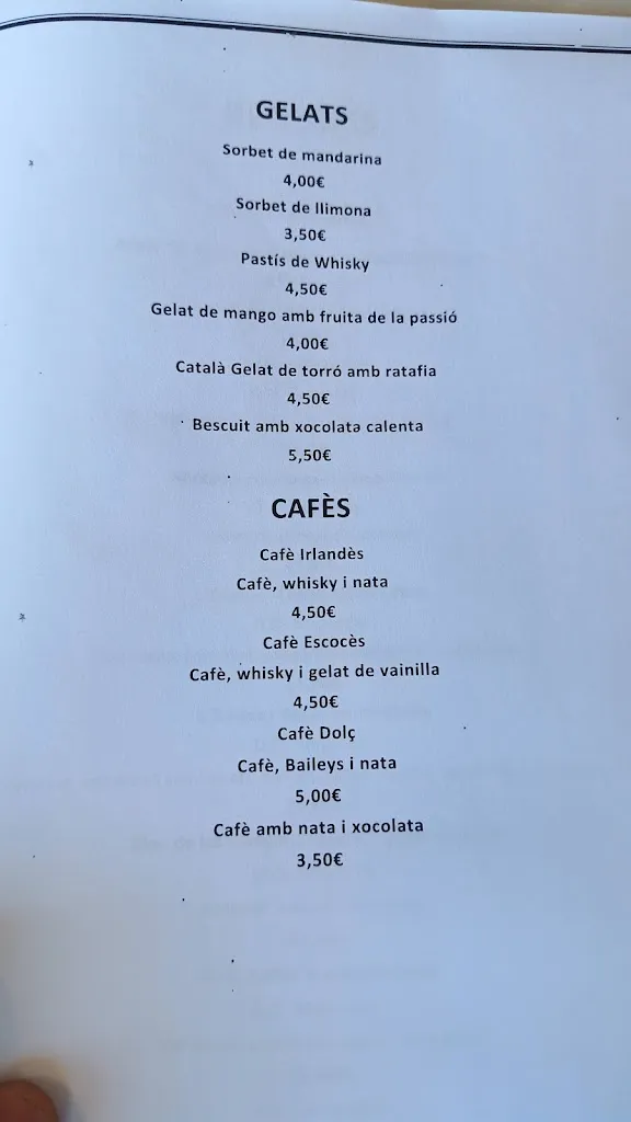 Menü_Restaurant Can General_Aiguaviva_Bild_3