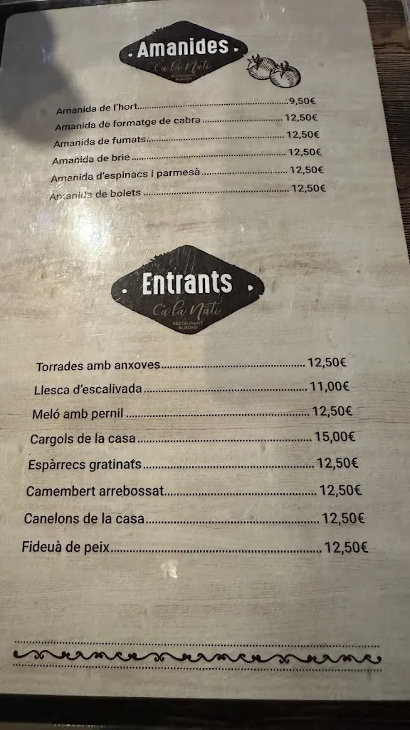 Menu_Restaurant Ca la Nati_Albons_image_1