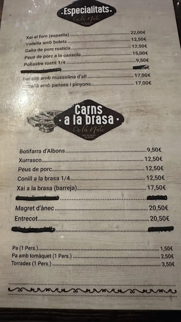 Menu_Restaurant Ca la Nati_Albons_image_2