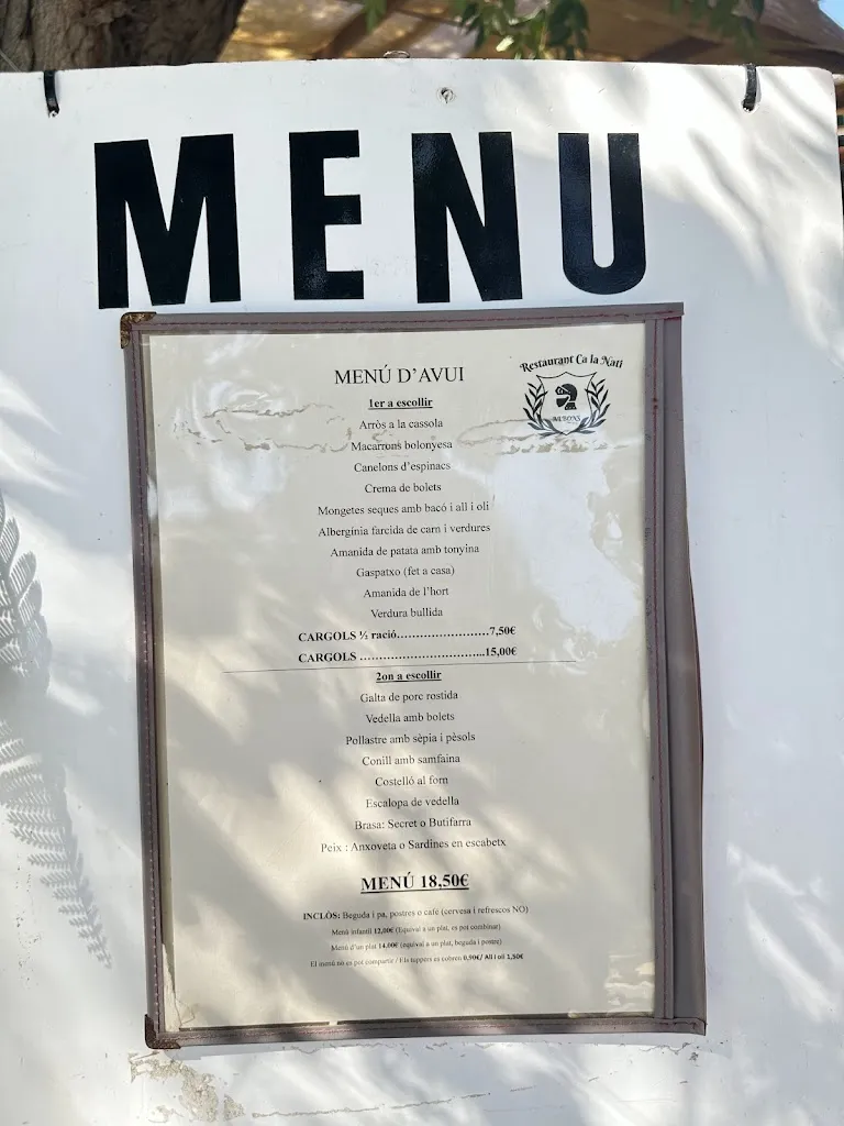 Menu_Restaurant Ca la Nati_Albons_image_4