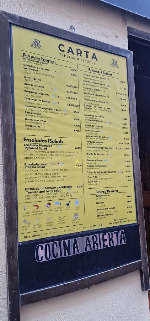Menu_Taberna pirámide_Armentera L_immagine_2