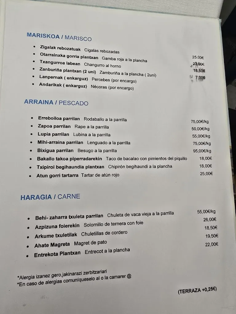Menu_Aita Mari Jatetxea Zumaia_Zumaia_immagine_3