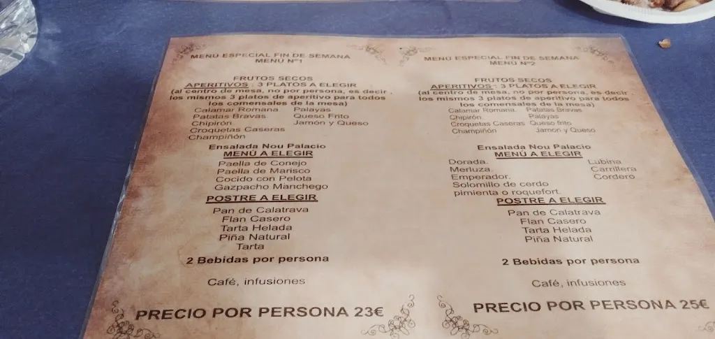 Menu_Restaurante Nou Palacio_Agost_immagine_1