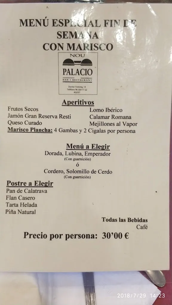 Menu_Restaurante Nou Palacio_Agost_immagine_3