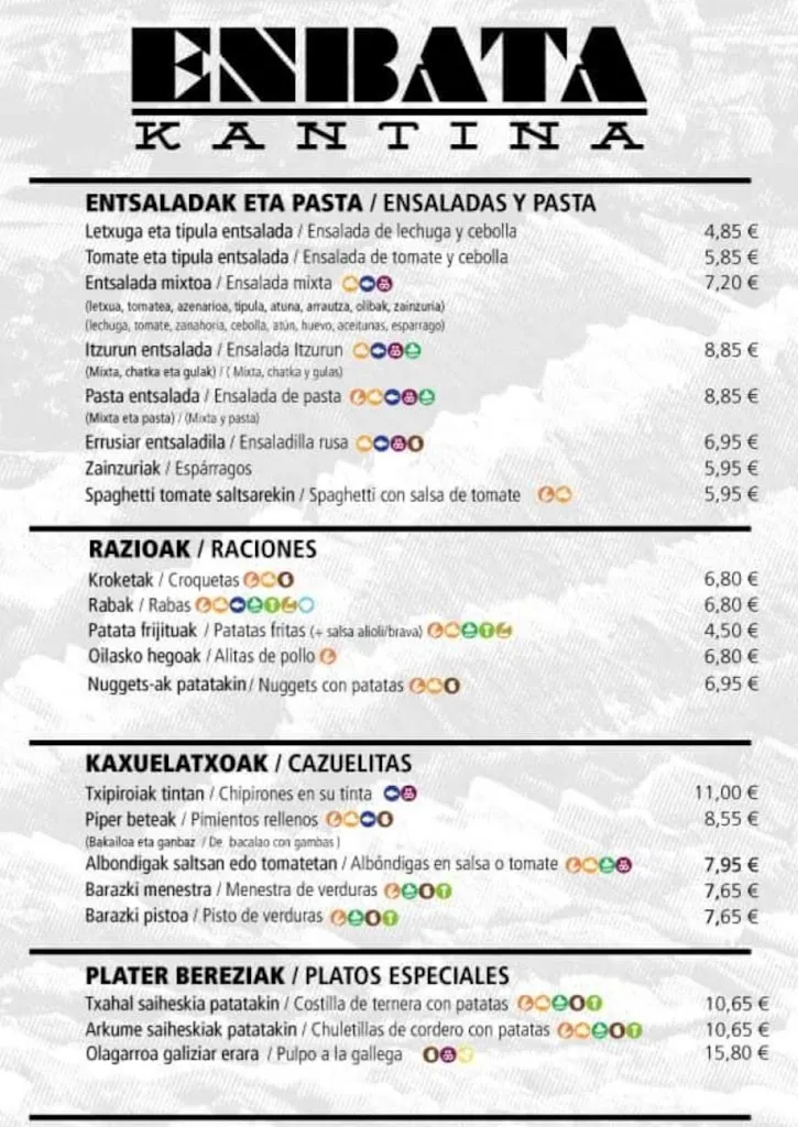 Menu_Enbata Kantina - Itzurun hondartzako txiringitoa_Zumaia_image_3