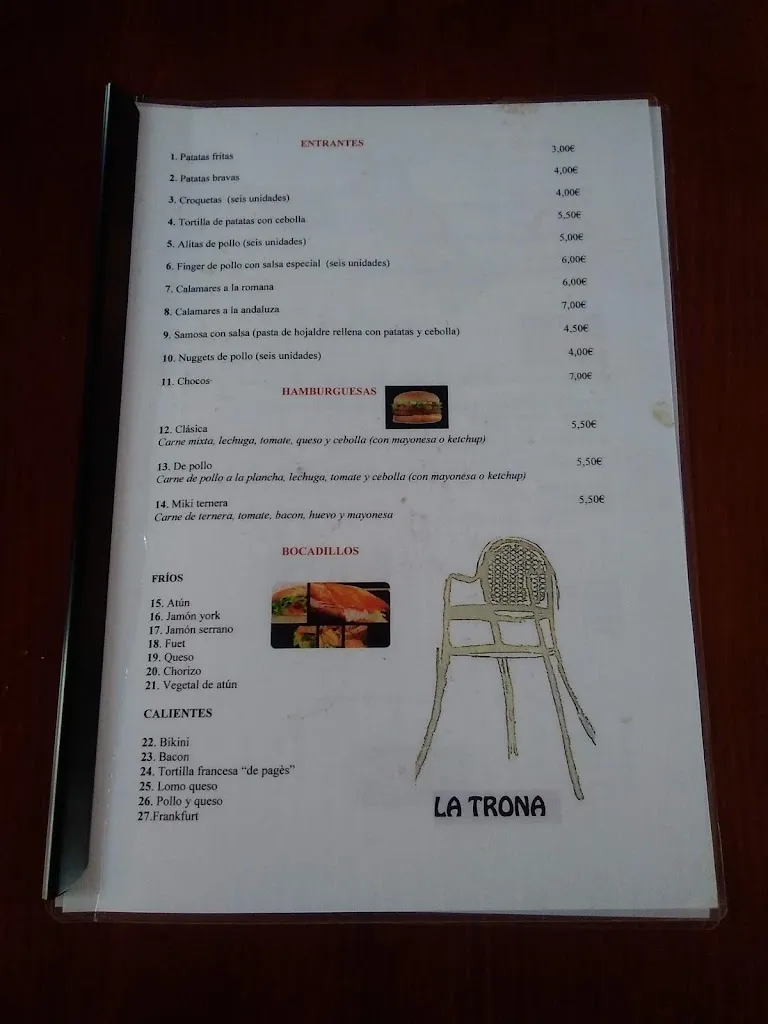 Menu_Resaturant La Trona_Arbúcies_immagine_1