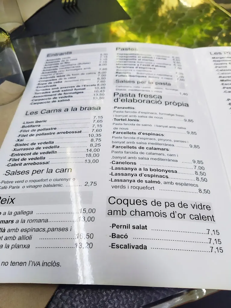 Menu_Restaurant Pizzeria El Niu_Arbúcies_image_3