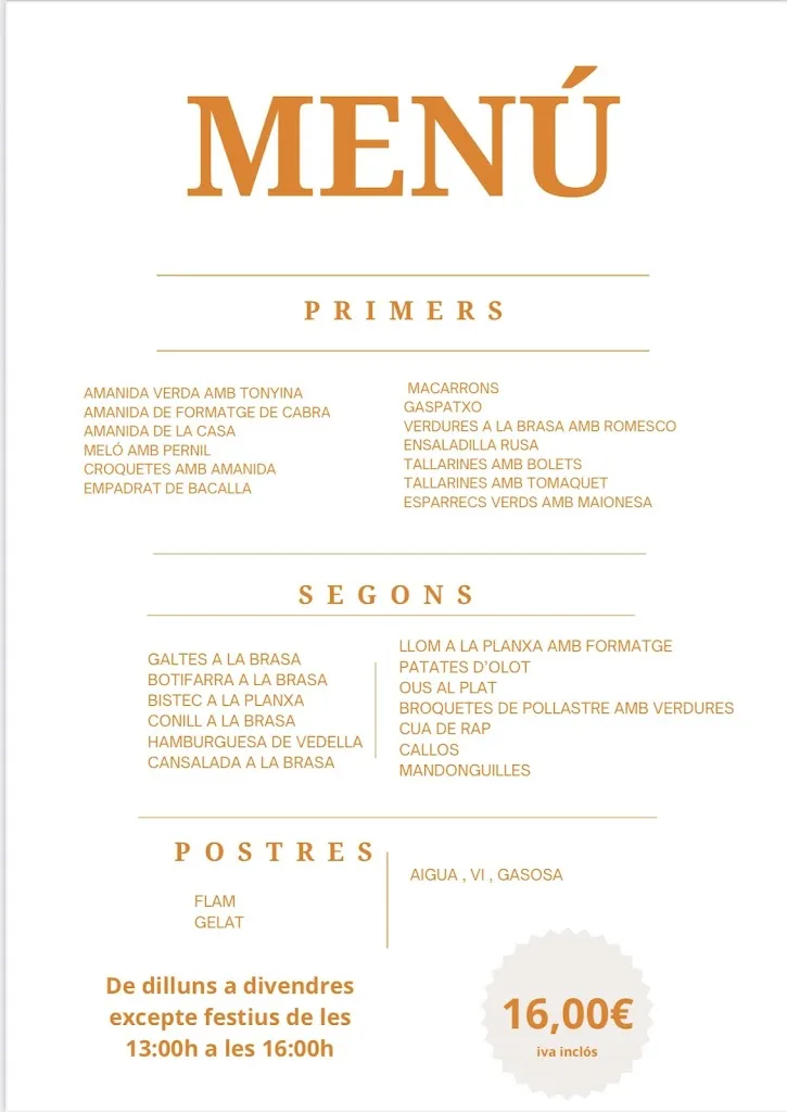 Menu_Bar Restaurant el Museu_Arbúcies_image_2