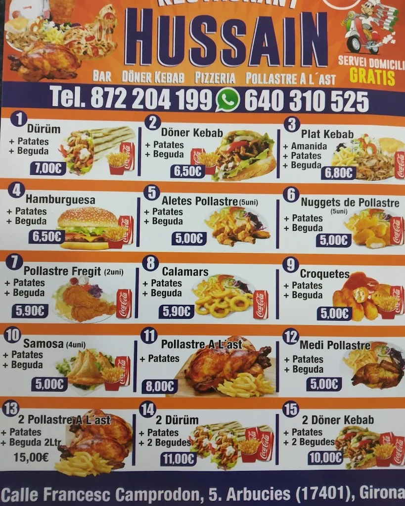 Menu_Hussain Pizzeria Kebab_Arbúcies_image_3