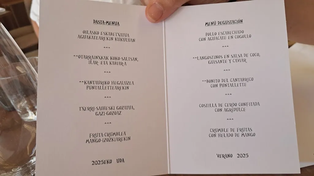 Menu_Karlos Arguiñano Hotel Jatetxea_Zarautz_image_3