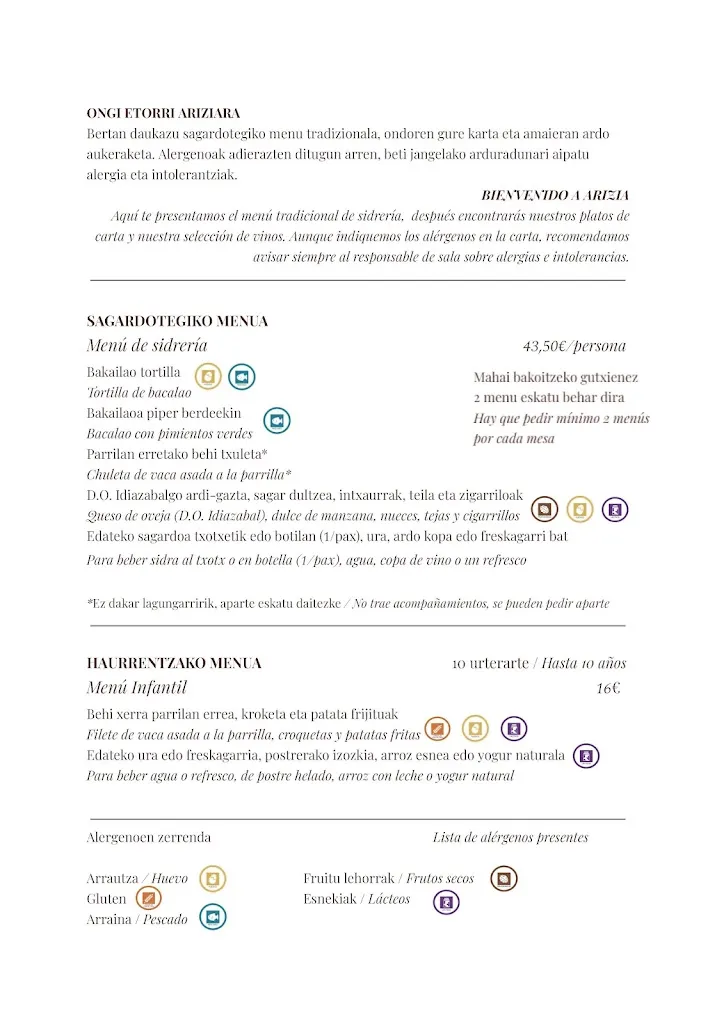 Menu_Arizia Sagardotegi-Jatetxea_Zarautz_image_1